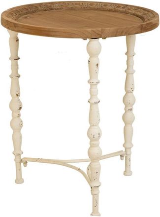 Wanderlust Deco Mesa De Centro De Madera Marr&oacute;n 51x51x61