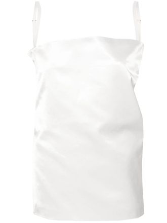 Sportmax Adda bandeau top - White