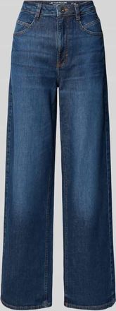 Tom Tailor Loose Fit Jeans aus Baumwoll-Mix Modell MADINA WIDE in Jeansblau, Gr&ouml;&szlig;e 26/30