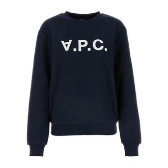 A.P.C. Sweatshirts, female, Blue, Size: 2XL Midnight Blue Sweatshirt
