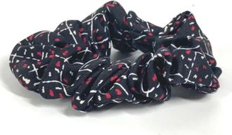 Chanel Pre-owned Silk hair-accessories - Dames - Vintage Accessoires - Zwart - ONE Size - Vintage