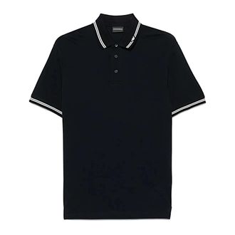 Emporio Armani Polo - Heren - Polos - Zwart - 2XL - Tops