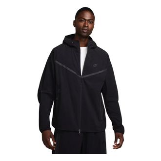 Nike Tech Woven Jacket with Adjustable Bungee Cords - Heren - Sport - Zwart - Maat: M Nylon