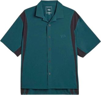 Yohji Yamamoto Overhemden, Heren, Groen, L, Mouwloze shirts