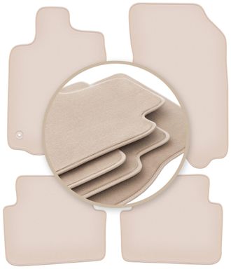 OEM Alfombrillas Beige Premium Para Renault Laguna Ii Familiar, Liftback 2001-2007