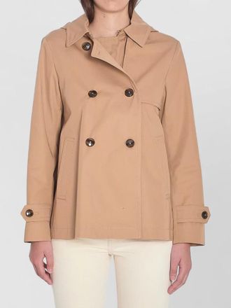 Herno hooded trench coat regular fit short