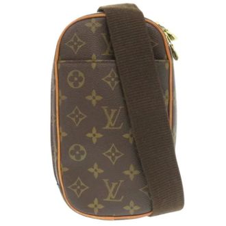 Louis Vuitton Pre-owned Cross Body Bags, female, Brown, Size: ONE SIZE Pre-owned Canvas crossbody-bags