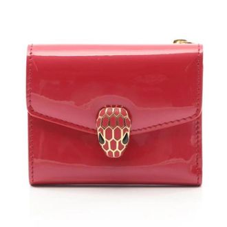 Bulgari Pre-owned Vintage Leren Portemonnee - Dames - Vintage Accessoires - Roze - ONE Size - Leer - Vintage