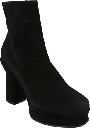 Ferragamo Sandra Platform Suede Boot in Black at Nordstrom Rack, Size 10.5
