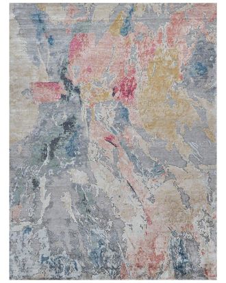 Exquisite Rugs Floor Art Bamboo Silk Area Rug