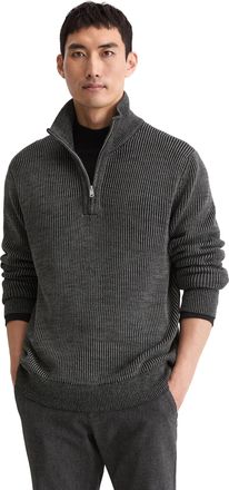 Marc O'Polo Troyer Stehkragen, regular fit, Bi-Color-Look