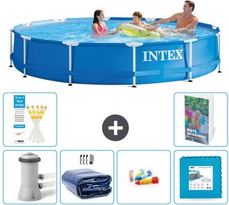 Intex Piscina Con Estructura Redonda - 366x76 Cm - 7-piezas S229