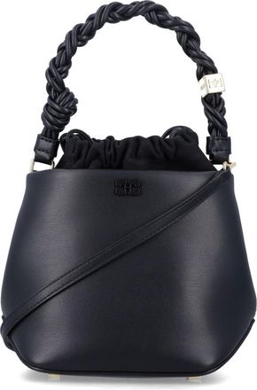 Ganni Black Bou Bucket Bag