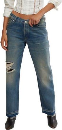 Free People Up All Hours Slim Fit Jeans in Blue Delphinium at Nordstrom Rack, Size 29