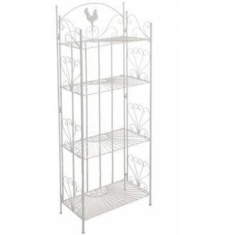 Clp tag&egrave;re Pieghevole Mia in Ferro bianco