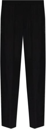 Maison Margiela Wollen Pantalon - Heren - Nette broeken - Zwart - M - Wol - Broeken