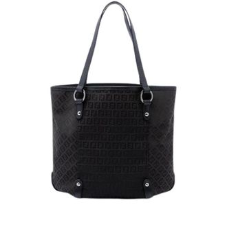 Fendi Bolso Tote de Lona Pre-owned - Pre-owned - Mujer - Negro - ONE SIZE