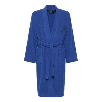 Carlo Colucci Heren, Nachtkleding & Lounge, Blauw, Maat: S Katoen