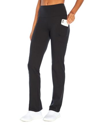 Marika Tummy Control High Waist Pants | 32 Yoga Pant with Pocket for, Black, Size 2.0