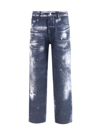 Emporio Armani Denim Print Pants