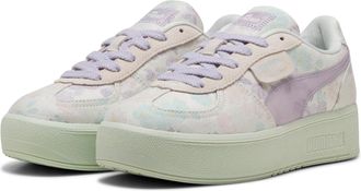 Puma Sneaker PUMA PALERMO ELEVATA SENORITA WNS, Damen, Gr. 40, warm wei&szlig;, sage frost, Textil, mehrfarbig, Schuhe Sneaker