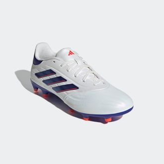 adidas Fussballschuh ADIDAS PERFORMANCE COPA PURE 2 LEAGUE FG, Damen, Gr. 44,5, weiss (cloud wei&szlig;, lucid blau, solar rot), Leder, Synthetik, Schuhe Fussballs