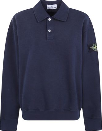 Stone Island Long-Sleeve Polo Shirt