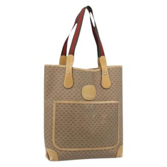 Gucci Pre-owned Tote Bags, female, Beige, Size: ONE SIZE Pre-owned Vintage Tote Bag