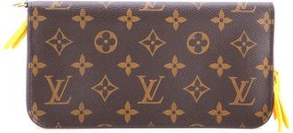 Louis Vuitton Yellow Monogram Canvas Insolite Wallet Limited Edition Kusama Pumpkin Dots (Authentic Pre-Loved)