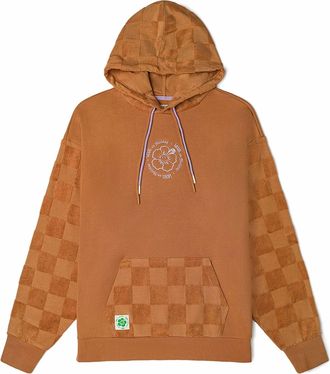 Vans (WMNS) Vans X EM on Holiday Pullover Hoodie Brown VN0A7YKNYLY