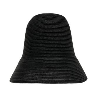 Toteme Accessoires, Dames, Zwart, ONE Size, Paper Sun Hat