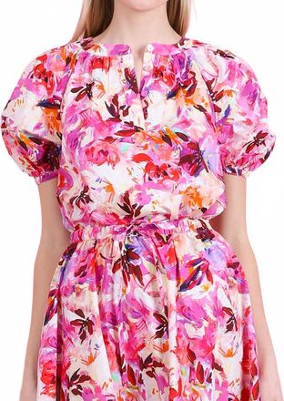 Ulla Johnson Vienne Blouse In Azalea