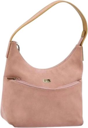 Gucci Pre-owned Shoulder Bags, female, Pink, Size: ONE SIZE Pre-owned Vintage Shoulder Bag