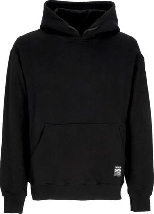 PROPAGANDA Zwart Logo Label Hoodie - Heren - Hoodies - Zwart - XL - Katoen - Hoodies & sweatvesten
