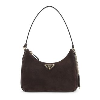 Prada Shoulder Bags, female, Brown, Size: ONE SIZE Re-Edition 2005 Shoulder Bag