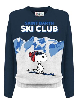 MC2 Saint Barth snoopy-motif sweater - men - Fabric - M - Blue