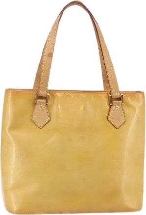 Louis Vuitton Pre-owned Vintage Tote Bag - Dames - Vintage Shopper - Geel - ONE Size - Leer - Vintage