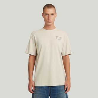 G-Star Script T-Shirt - Wit - Heren
