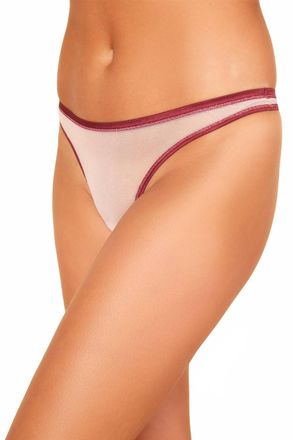 Cosabella Soire Confidence 2-Tone Bottom In Fiore Vino