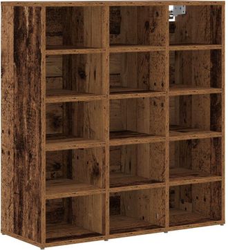 vidaXL Vidaxl - Armario para Zapatos con estante Madera vieja 103x30x51 cm