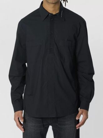 Dolce & Gabbana stretch cotton military style shirt