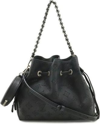 Louis Vuitton Pre-owned Bella Mahina Leather 2way Shoulder Bag - Pre-owned - Mujer - Negro - ONE SIZE