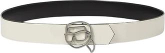 Karl Lagerfeld Belts - Dames - Riemen - Beige - 75 CM - Accessoires