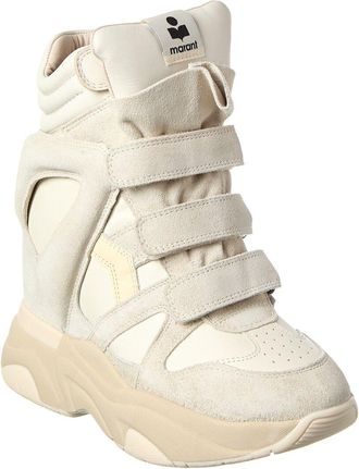 Isabel Marant Balskee Leather & Suede Sneaker