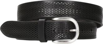 Orciani Bull Soft Belt - Heren - Riemen - Zwart - 95 CM - Leer - Accessoires