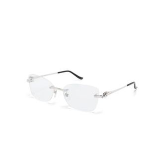 Cartier Panth&egrave;re Optical Frame - female - Cartier - Glasses - Gray - 57 MM - Accessories