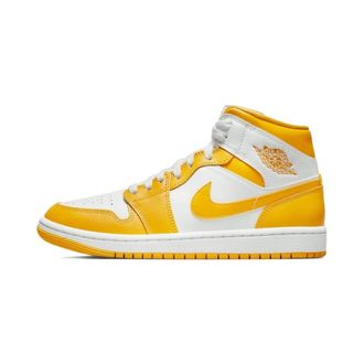 Nike Jordan 1 Mid - unisex - Sport - Veelkleurig - Maat: 36 1/2 EU Leer
