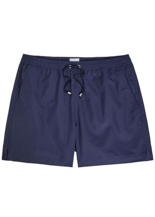 Sunspel Shell Swim Shorts - Navy - XL