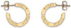 Versace Womens Gold Brass Earrings