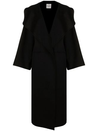 Toteme Cappotto oversize - Nero